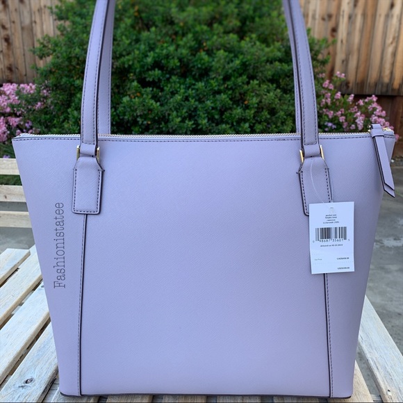 Kate spade Cameron large pocket icy lavender tote - Picture 6 of 8